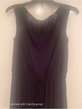 Vince Camuto Black Sleeveless Jumpsuit